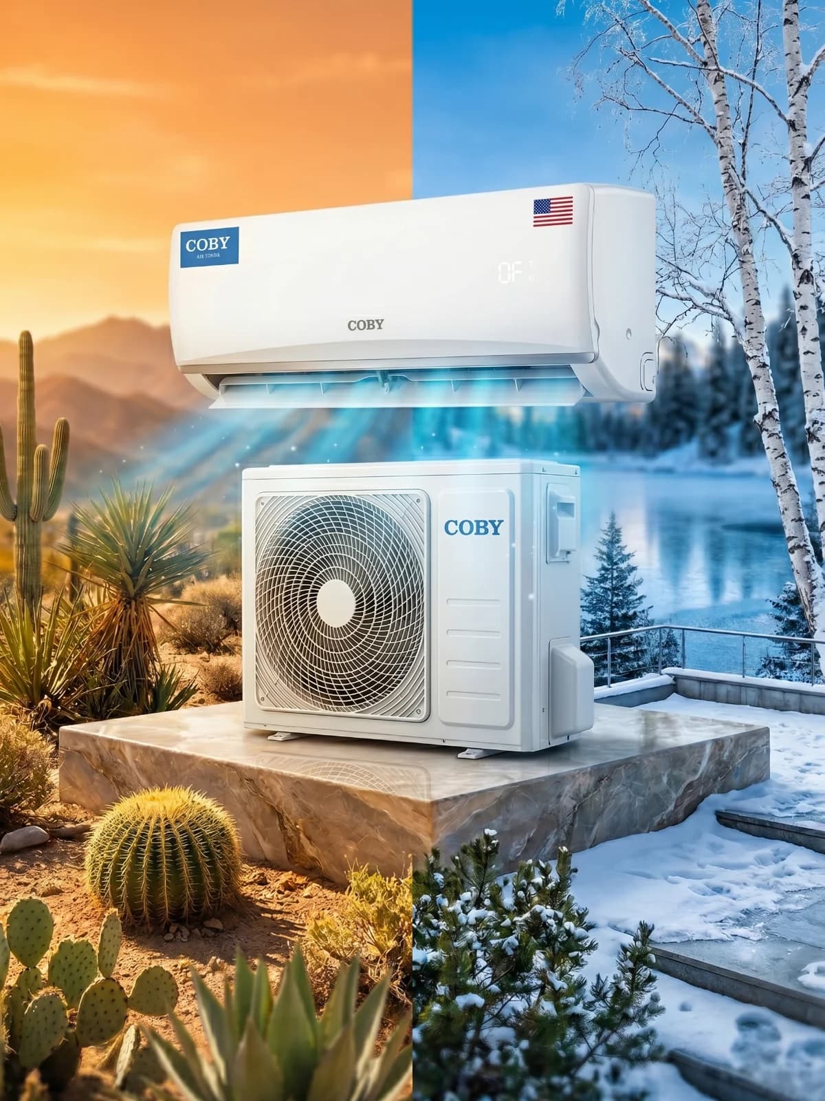 Ar-Condicionado Coby Madrid 12.000 BTU Inverter Master Quente e Frio