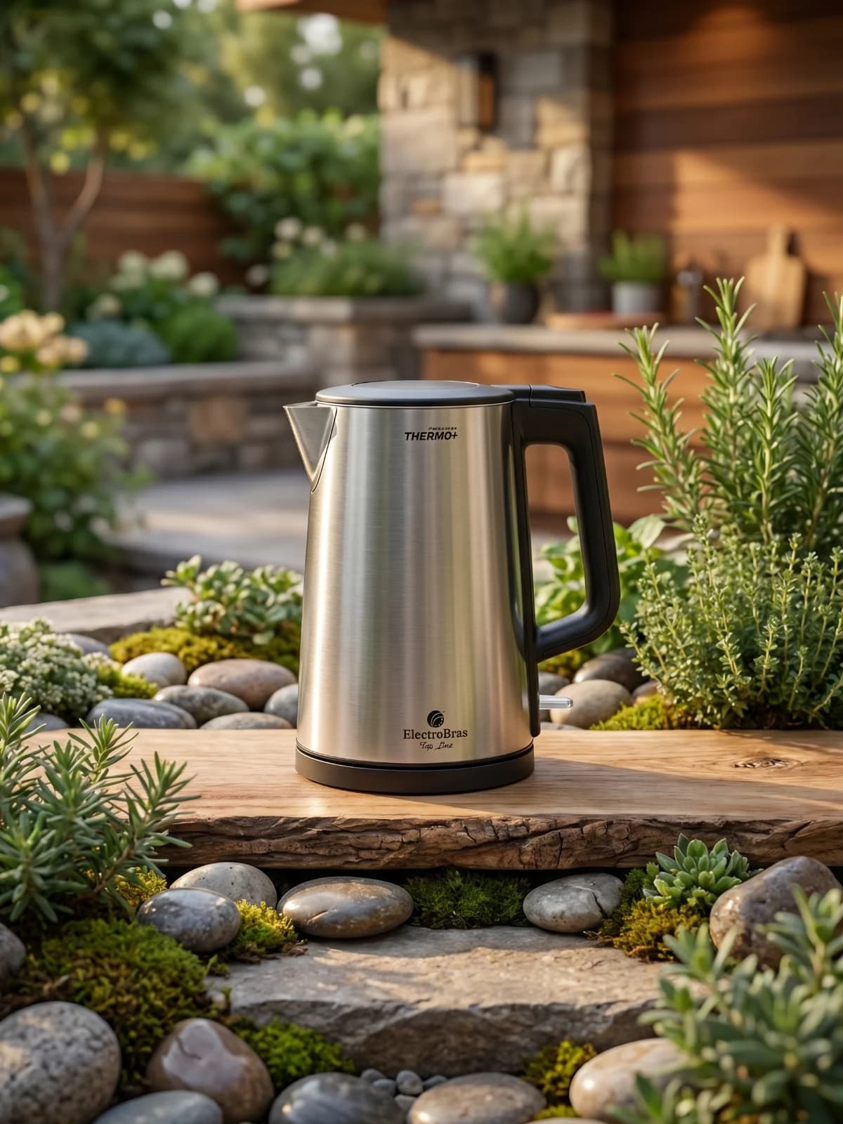 Chaleira Elétrica Inox 1,5L EletroBras Thermo+
