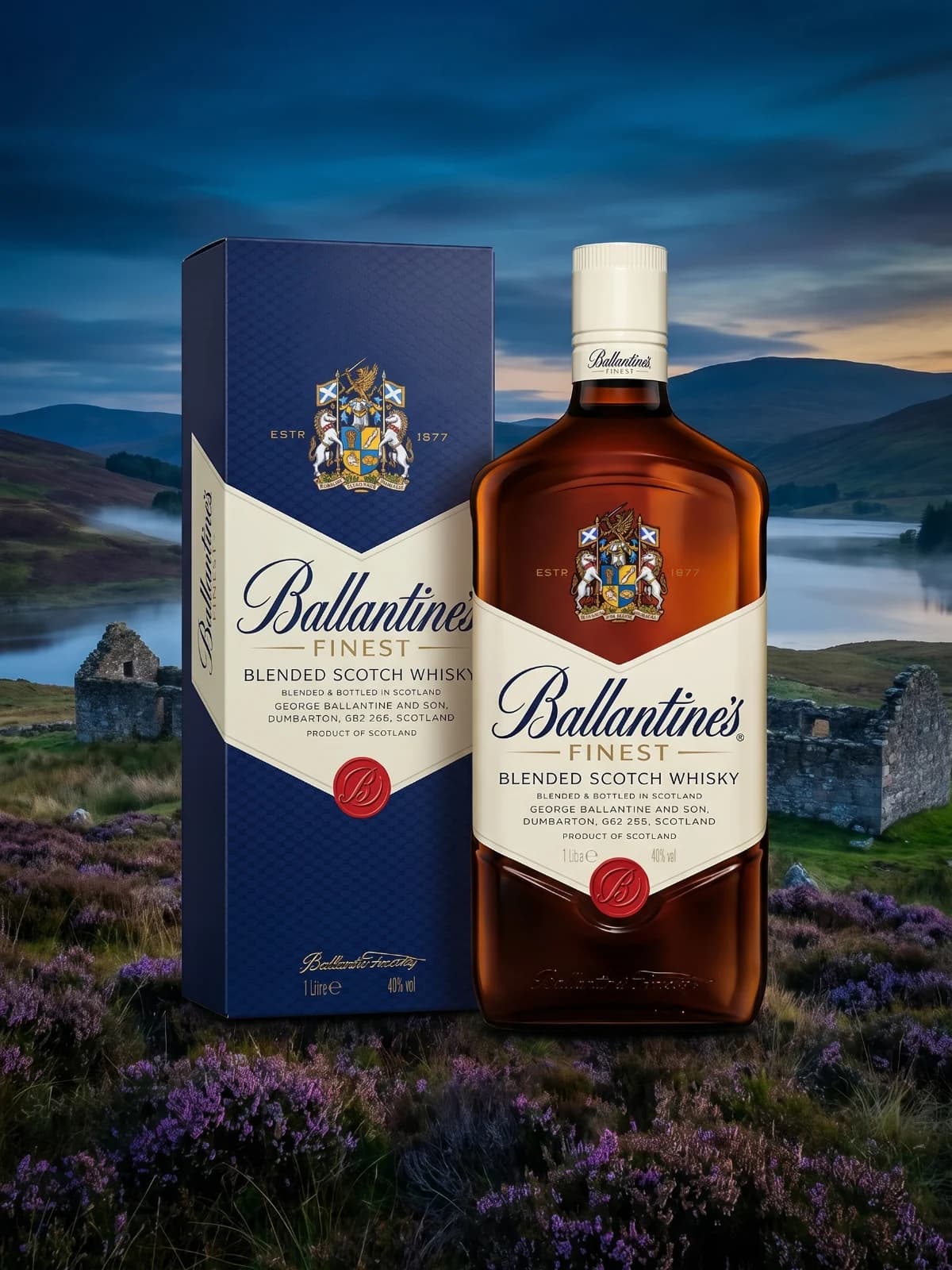Whisky Ballantine's Finest Blended Scotch 1L